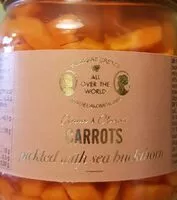 Mängden socker i Carrots pickled with sea buckthorn