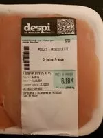 Mängden socker i Poulet : Aiguillette