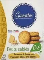Mängden socker i Biscuits aperitifs parmesan poivre