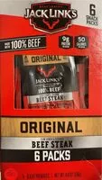 Mängden socker i Beef steak