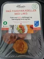 Mängden socker i Små fiskefrikadeller med laks