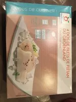 Mängden socker i Dos de filets de flétan du Groënland