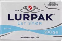 Mängden socker i Let smør