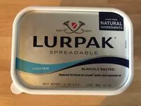 Mängden socker i Lurpak Spreadable Lighter Slightly Salted