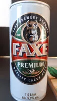 Mängden socker i Faxe Premium