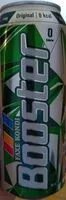 Mängden socker i Booster Original - 0 kcal