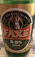 Mängden socker i Faxe 5,5% Gold