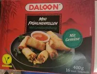 Mängden socker i Mini Frühlingsrollen