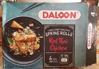 Mängden socker i SPRING ROLLS Red Thai Chicken