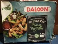 Mängden socker i MINI SPRING ROLLS Panang Vegetables