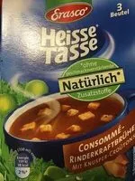 Mängden socker i Consommé-Rinderkraftbrühe