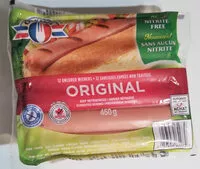 Mängden socker i Saucisses fumées non traitées