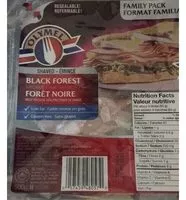 Mängden socker i Black Forest