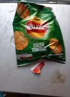 Mängden socker i Walkers salt and vinegar crisps