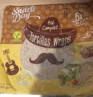 Mängden socker i Tortillas wraps