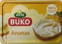 Mängden socker i Buko Frischkäse, Ananas