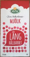 Mängden socker i Arla Mjölk med lång hållbarhet