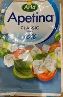 Mängden socker i Apetina Classic 10%