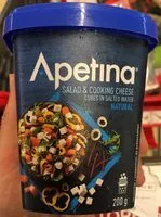 Mängden socker i Apertina salad & cooking cheese