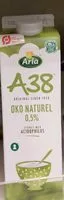 Mängden socker i A38 øko naturel 0.5%