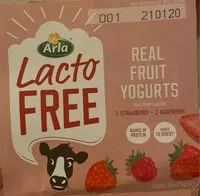 Mängden socker i Real fruit yogurts