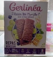 Mängden socker i Barre substitut de repas raisins au blé et aux myrtilles