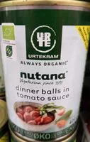 Mängden socker i Nutana Dinner Balls In Tomato Sauce