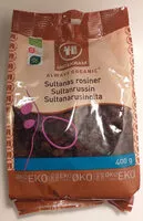 Mängden socker i Sultanas rosiner