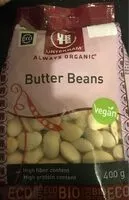 Mängden socker i Butter beans