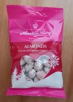 Mängden socker i Alomonds Sugar coated milk chocolate