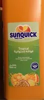 Mängden socker i Sunquick tropical concentre pour boissons