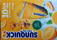 Mängden socker i Ice lollies Orange