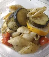 Mängden socker i Pates conchiglie, courgettes, sauce curry vert