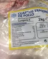 Mängden socker i Cuartos traseros de pollo