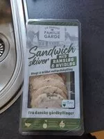 Mängden socker i Sandwich skiver med ramsløg og hvidløg