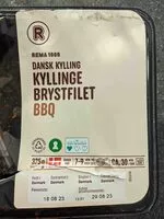 Mängden socker i Kyllinge Brystfilet BBQ