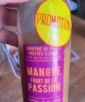 Mängden socker i Smoothie mangue fruit de la passion