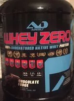 Mängden socker i Whey Zero