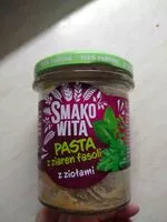 Mängden socker i pasta z ziaren fasoli z ziołami
