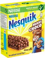 Mängden socker i NESTLE NESQUIK Maxi Choco Barres de Céréales 6x25g