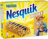 Mängden socker i NESTLE NESQUIK Delice Barres de Céréales 6x23g