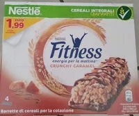 Mängden socker i Fitness Crunchy caramel