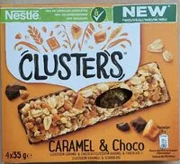 Mängden socker i Clusters Caramel & Choco