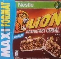 Mängden socker i NESTLE LION Barres de Céréales 12x25g