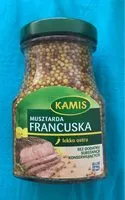 Mängden socker i Kamis Musztarda Francuska 185G