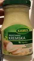 Mängden socker i Kamis Musztarda Kremska 185G.