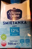 Mängden socker i Śmietanka UHT 12