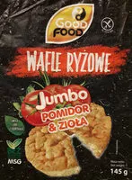 Mängden socker i Wafle ryżowe Jumbo pomidor & zioła