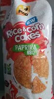 Mängden socker i Rice & corn cakes paprika BBQ