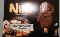 Mängden socker i Nuovi New York Cookies e Panna